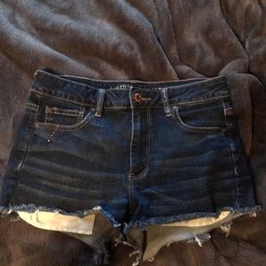 AEO hi rise shorties